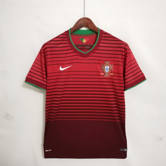 Retro 2014 Portugal Home Soccer Jersey