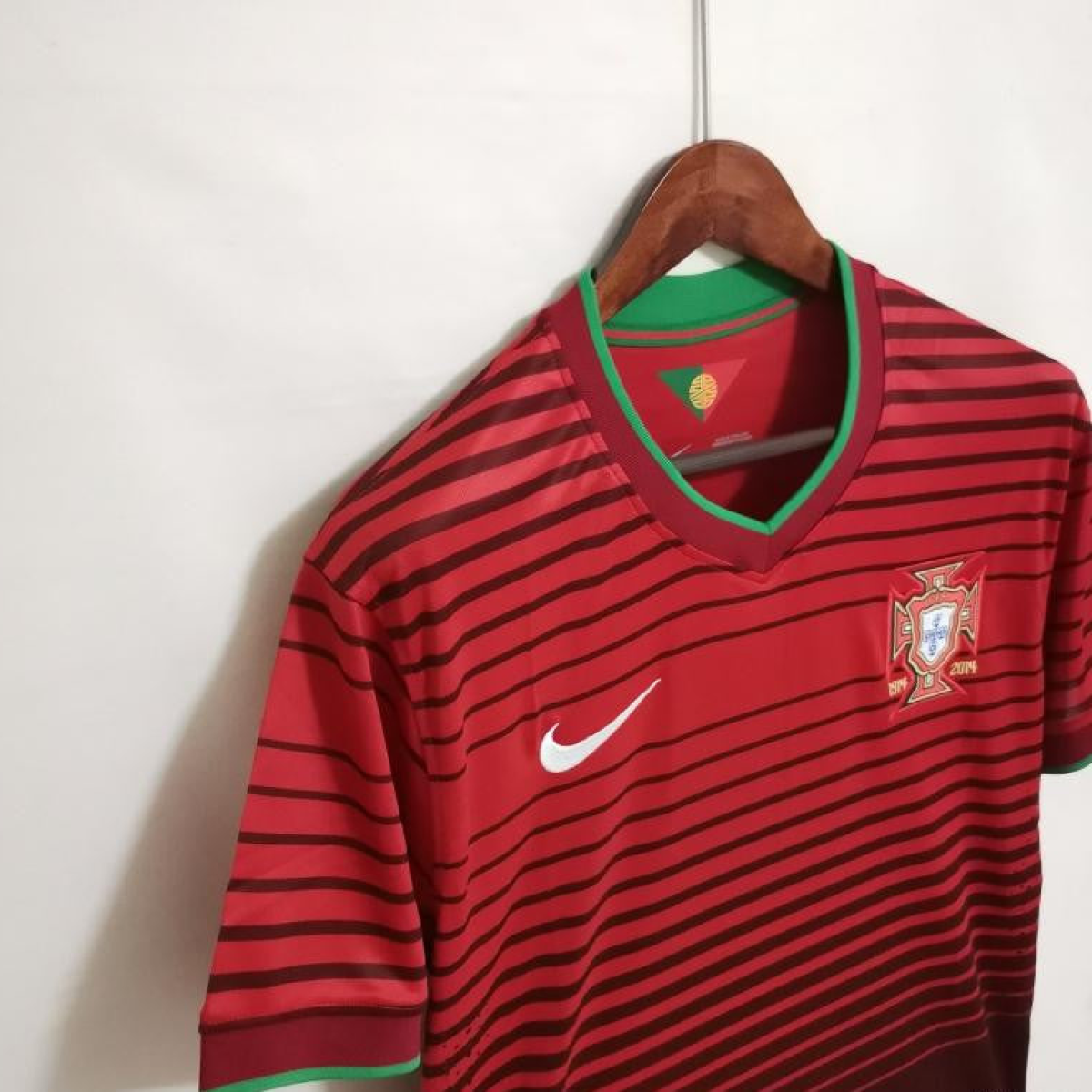 Retro 2014 Portugal Home Soccer Jersey
