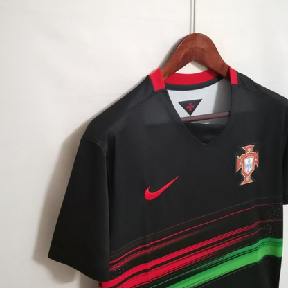 Retro 2015 Portugal Away Black Soccer Jersey