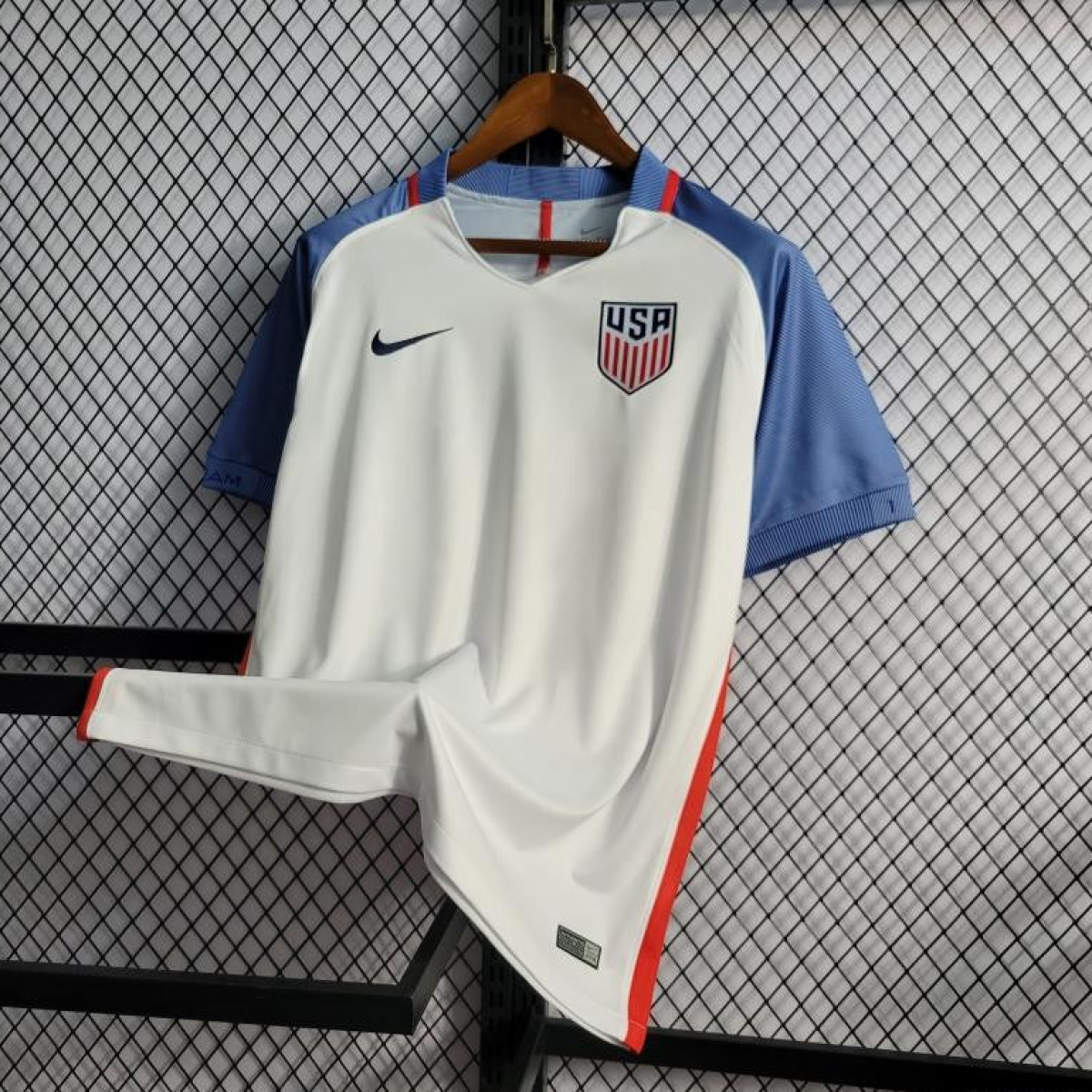 Retro 2019 USA Home Soccer Jersey