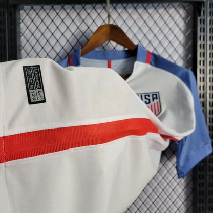 Retro 2019 USA Home Soccer Jersey