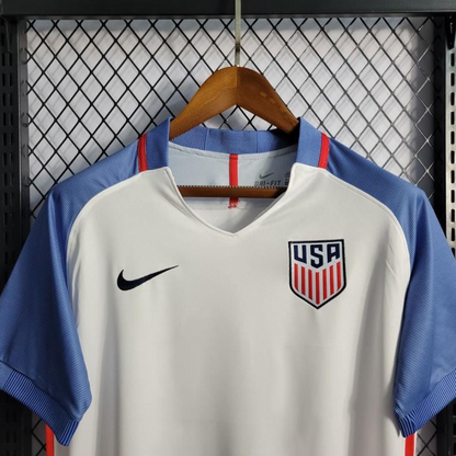 Retro 2019 USA Home Soccer Jersey