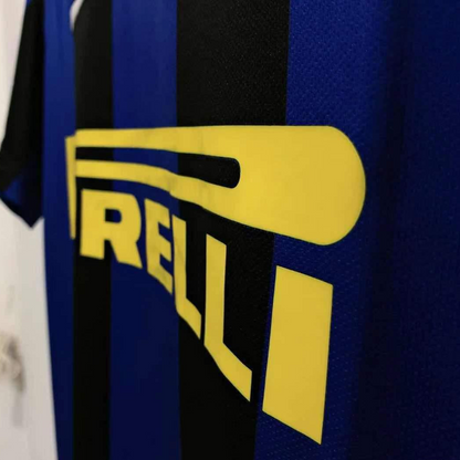 Retro 08/09 Inter Milan Home Champions Version Soccer Jersey