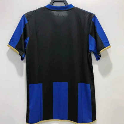 Retro 08/09 Inter Milan Home Champions Version Soccer Jersey