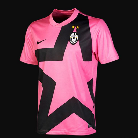 Retro 11/12 Juventus Away Pink Soccer Jersey