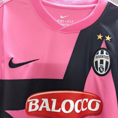 Retro 11/12 Juventus Away Pink Soccer Jersey