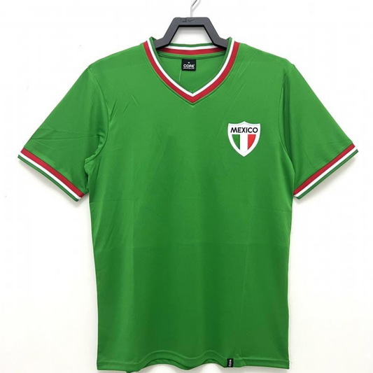 Retro 1970 Mexico Home Soccer Jersey