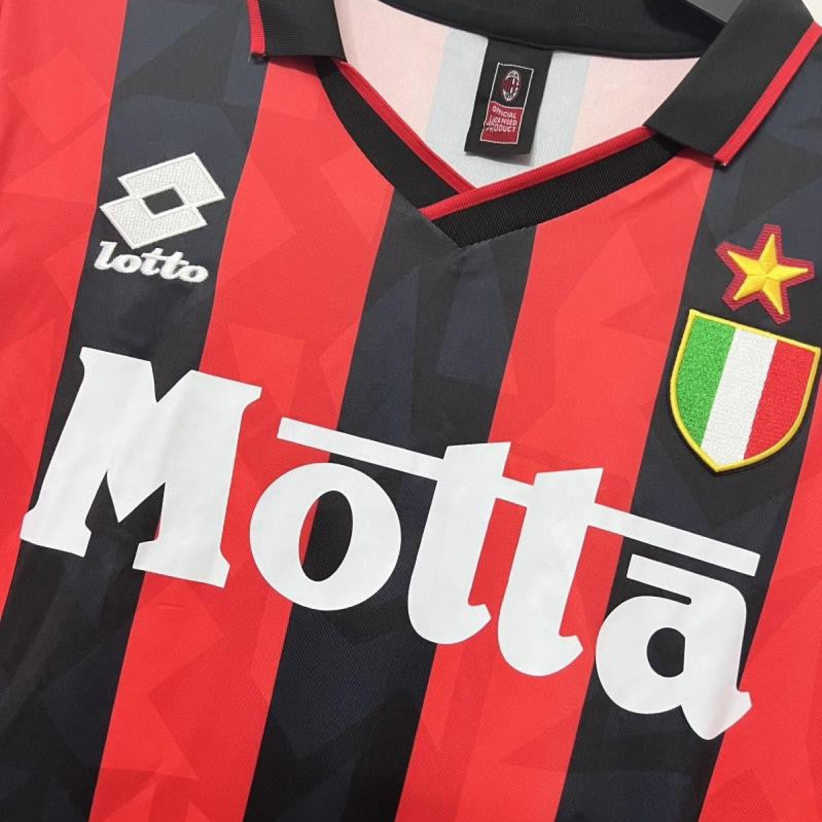 Retro 93/94 AC Milan Home Soccer Jersey