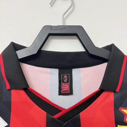 Retro 93/94 AC Milan Home Soccer Jersey
