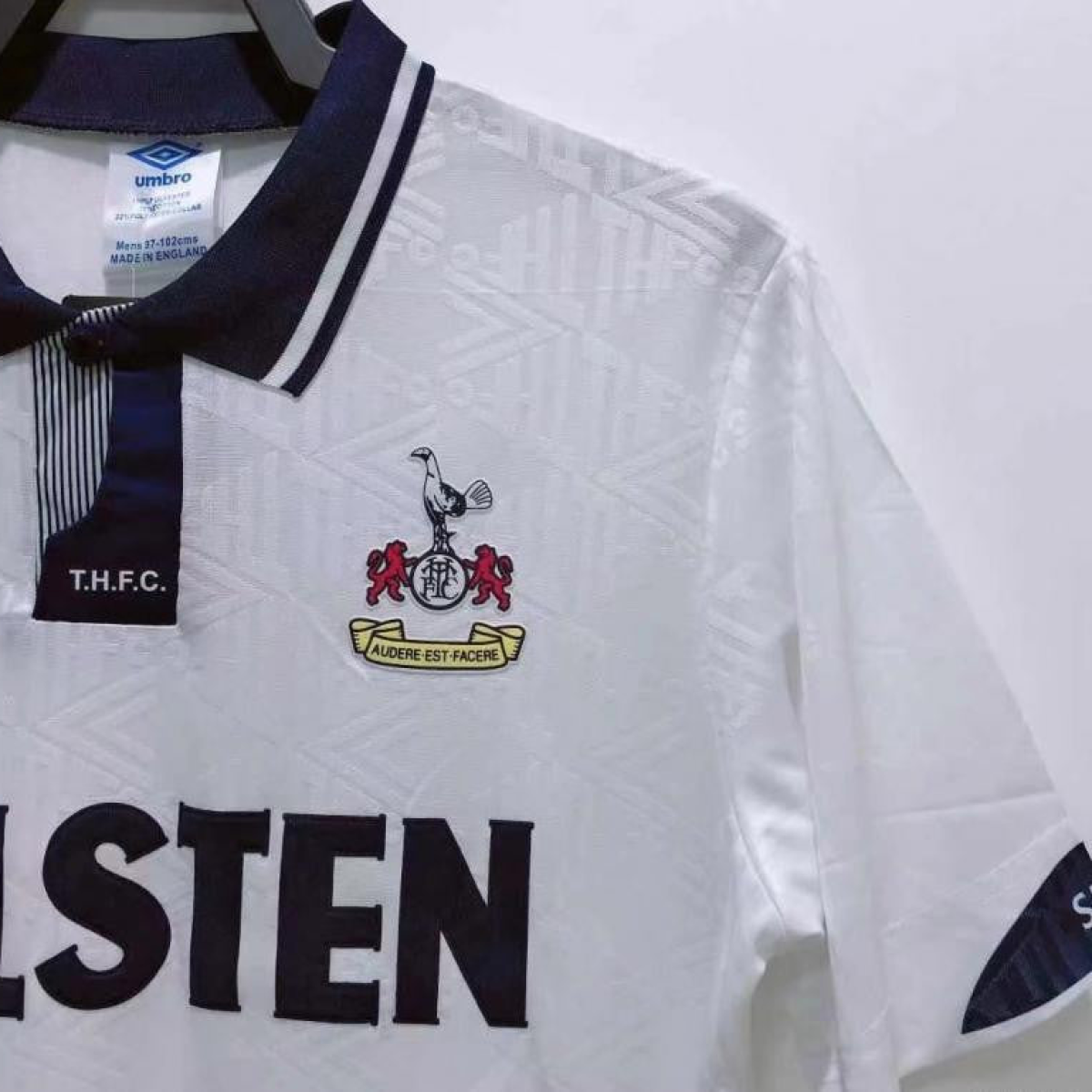 Retro 92/94 Tottenham Hotspur Home Soccer Jersey