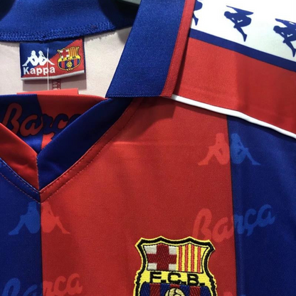Retro 92/95 Barcelona Home Soccer Jersey