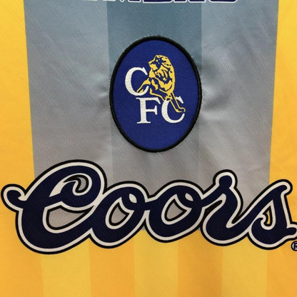 Retro 95/97 Chelsea Away Yellow Soccer Jersey