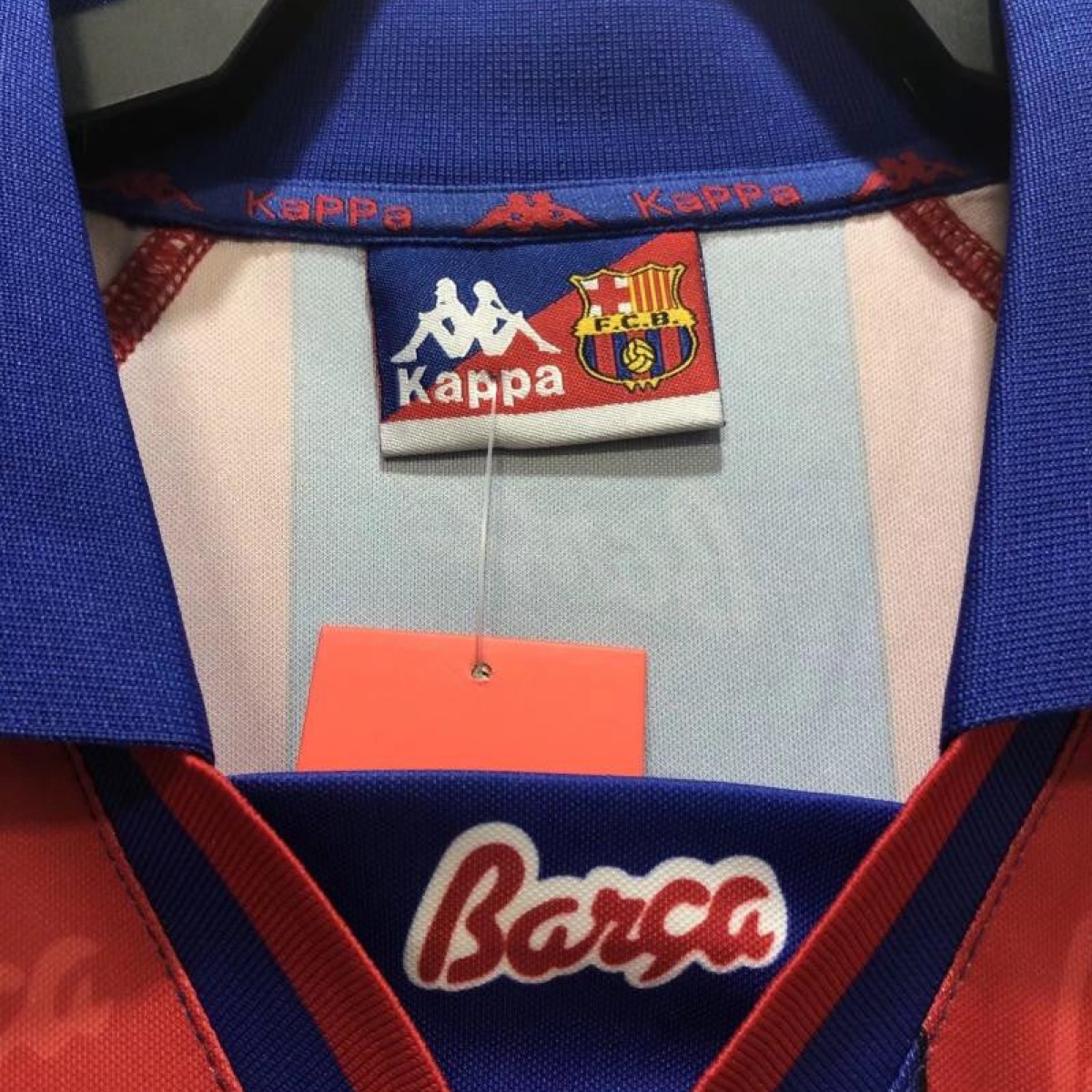 Retro 96/97 Long Sleeve Barcelona Home Soccer Jersey