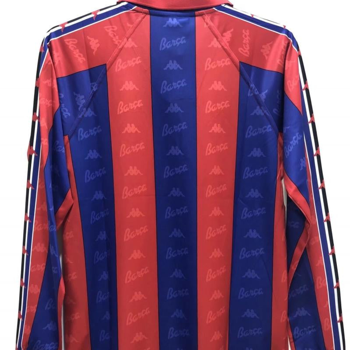 Retro 96/97 Long Sleeve Barcelona Home Soccer Jersey