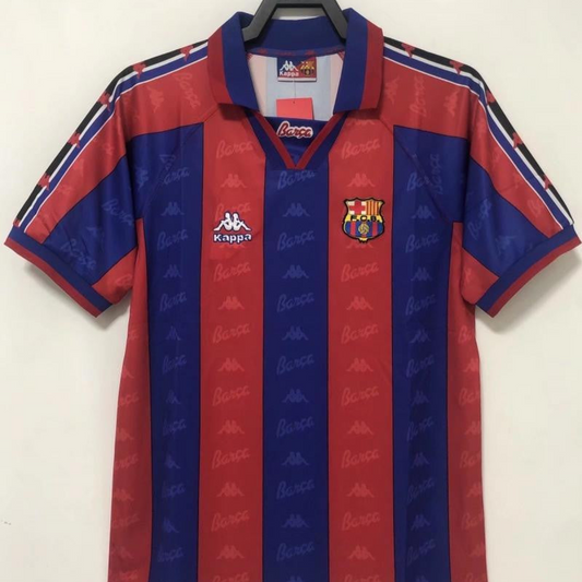 Retro 96/97 Barcelona Home Soccer Jersey