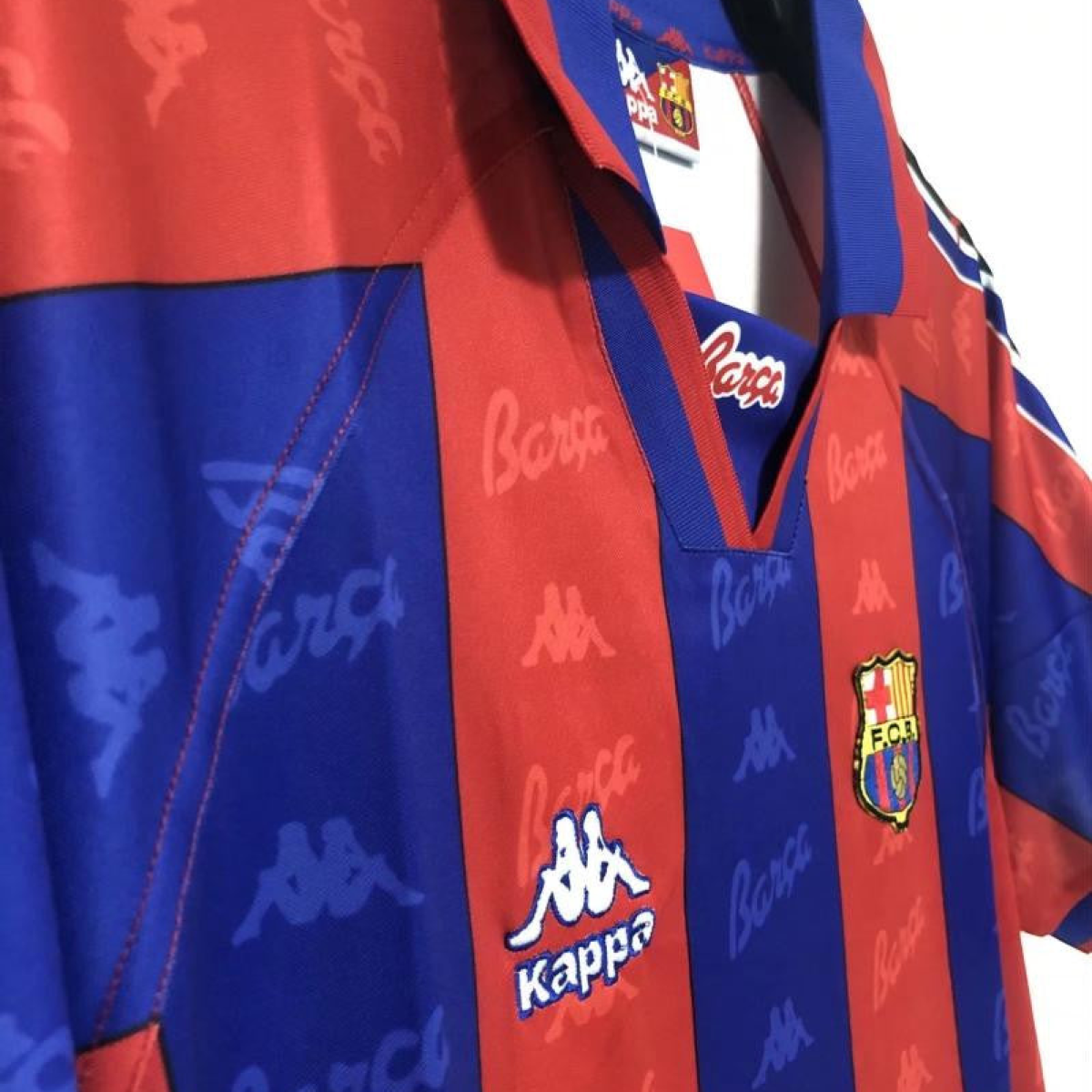 Retro 96/97 Barcelona Home Soccer Jersey
