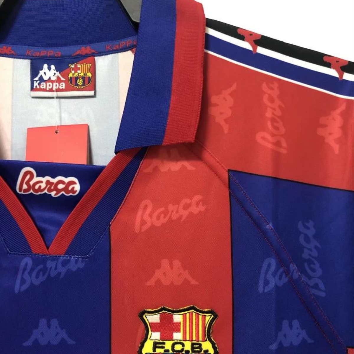 Retro 96/97 Barcelona Home Soccer Jersey