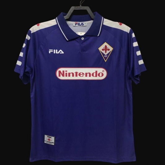 Retro 98/99 Fiorentina Home Soccer Jersey