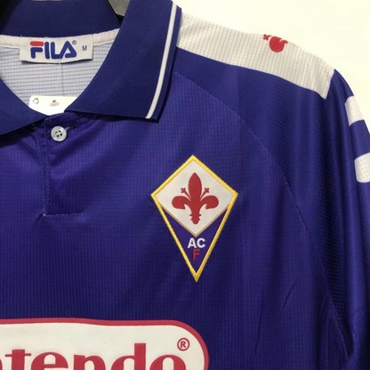 Retro 98/99 Fiorentina Home Soccer Jersey