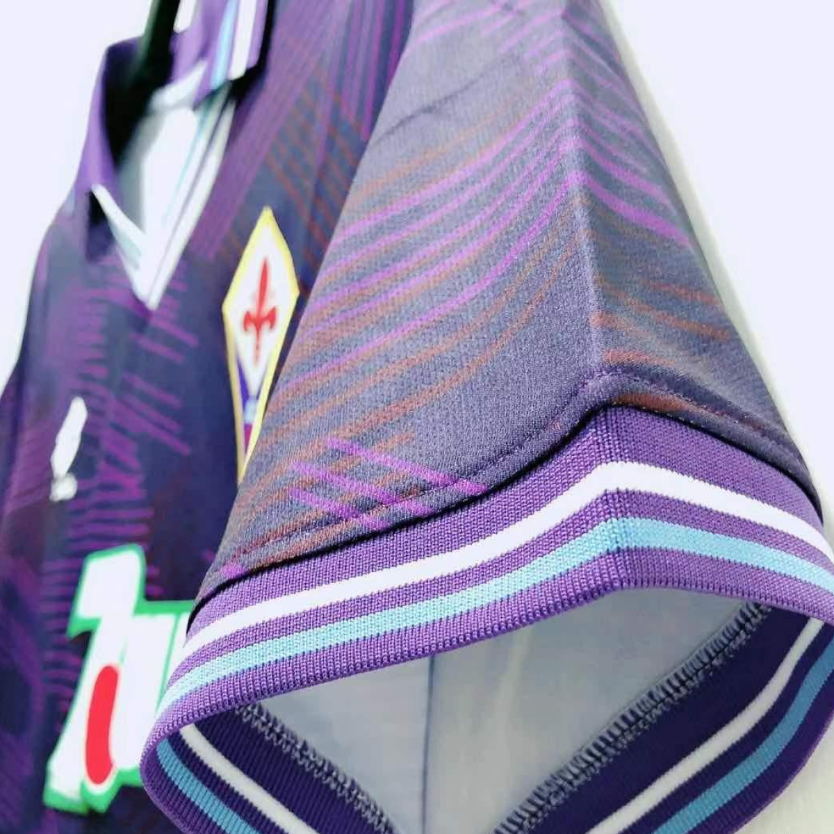 Retro 92/93 Fiorentina Home Soccer Jersey