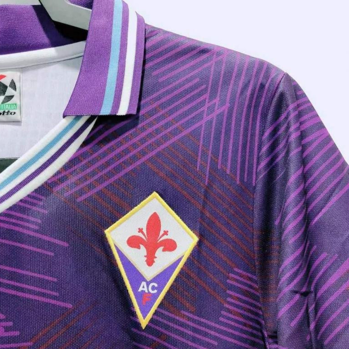 Retro 92/93 Fiorentina Home Soccer Jersey