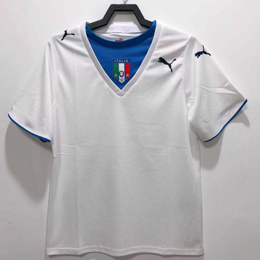 Retro 2006 Italy Away White Soccer Jersey