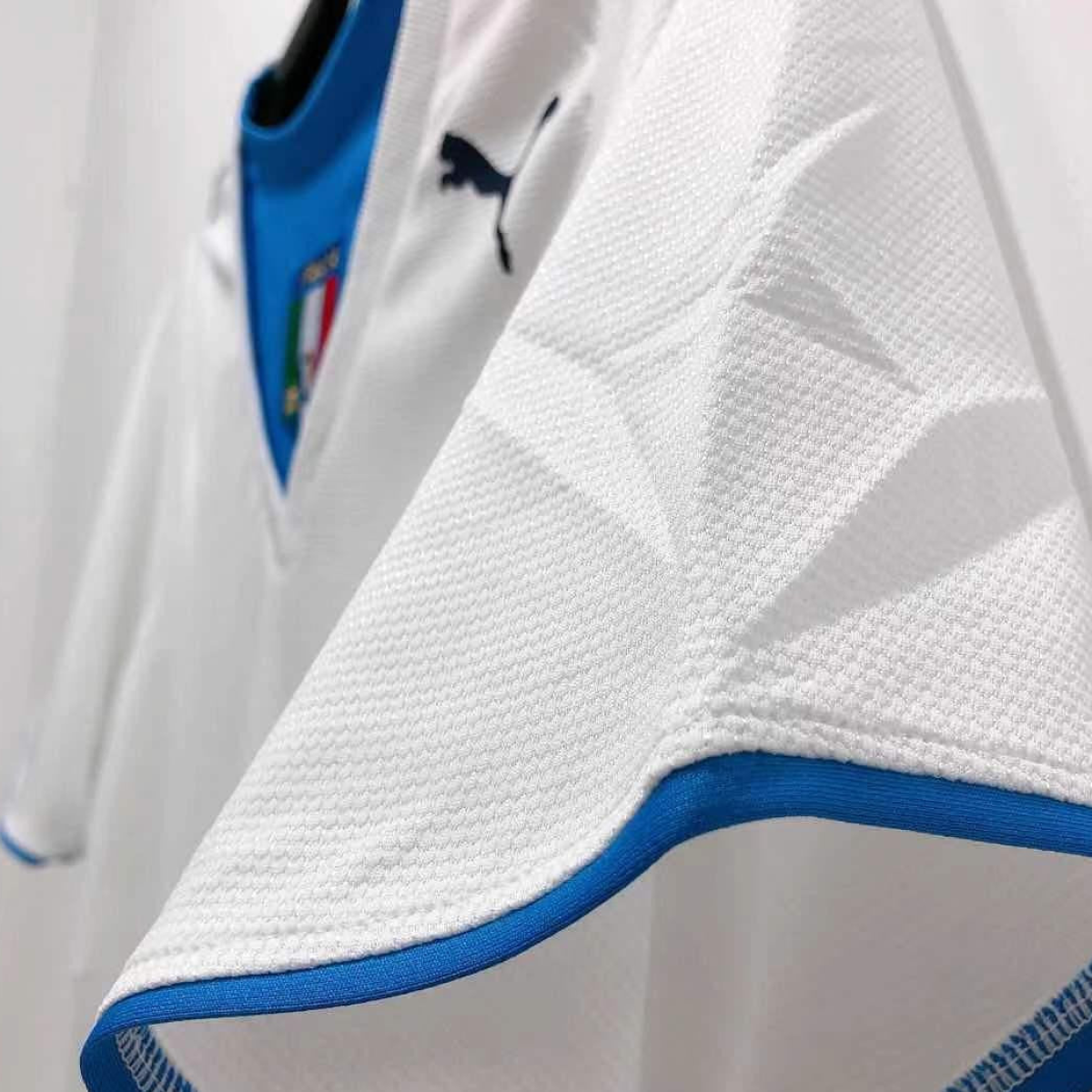 Retro 2006 Italy Away White Soccer Jersey