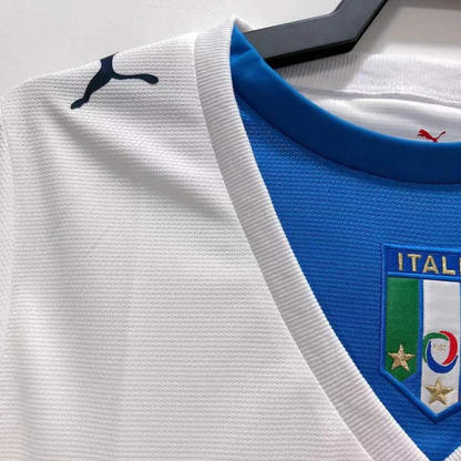 Retro 2006 Italy Away White Soccer Jersey