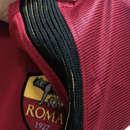 Retro 17/18 Roma Home Soccer Jersey