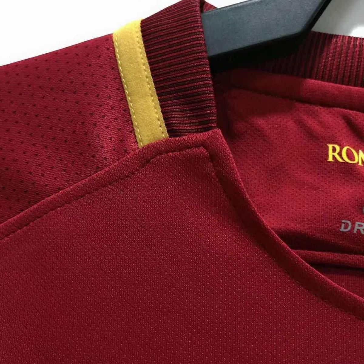 Retro 17/18 Roma Home Soccer Jersey