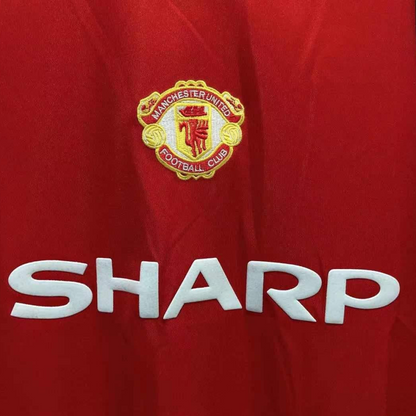 Retro 84/85 Manchester United Home Soccer Jersey