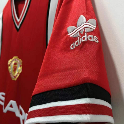 Retro 84/85 Manchester United Home Soccer Jersey