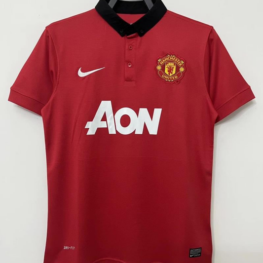 Retro 13/14 Manchester United Home Soccer Jersey