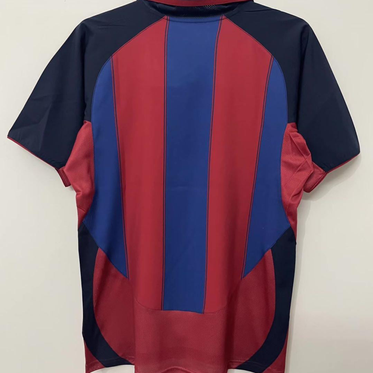 Retro 03/04 Barcelona Home Soccer Jersey