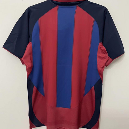 Retro 03/04 Barcelona Home Soccer Jersey
