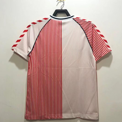 Retro 1986 Denmark Away Soccer Jersey
