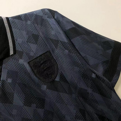 Retro 1990 England Away Black Soccer Jersey