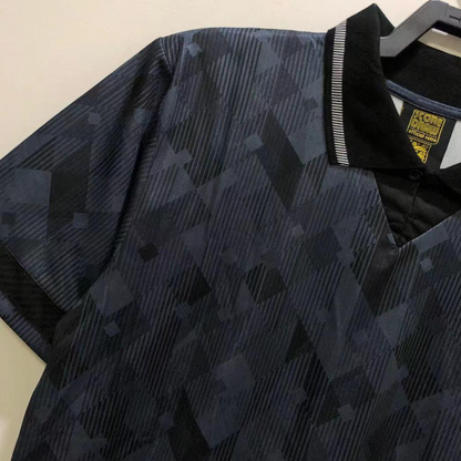 Retro 1990 England Away Black Soccer Jersey