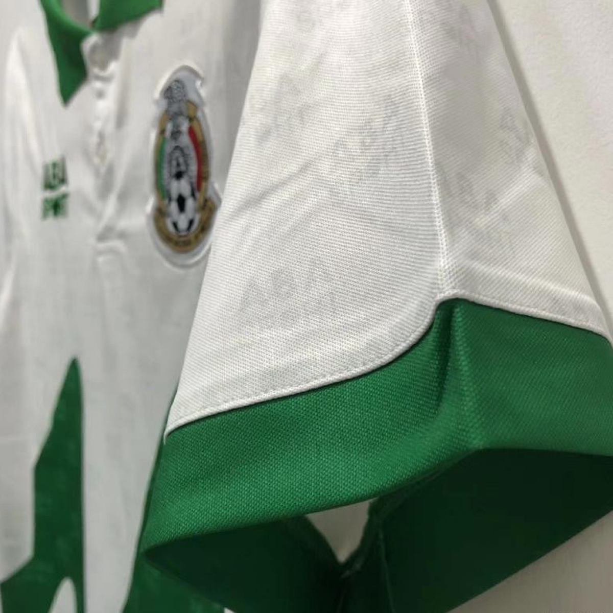 Retro 1995 Mexico Away White Soccer Jersey