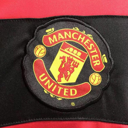 Retro 09/10 Long Sleeve Manchester United Home Soccer Jersey