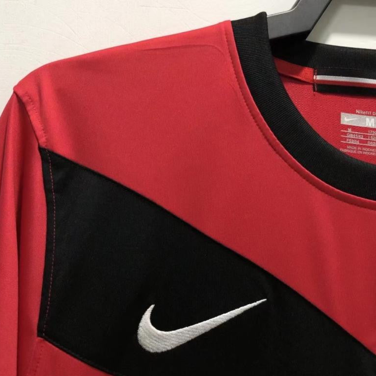 Retro 09/10 Long Sleeve Manchester United Home Soccer Jersey