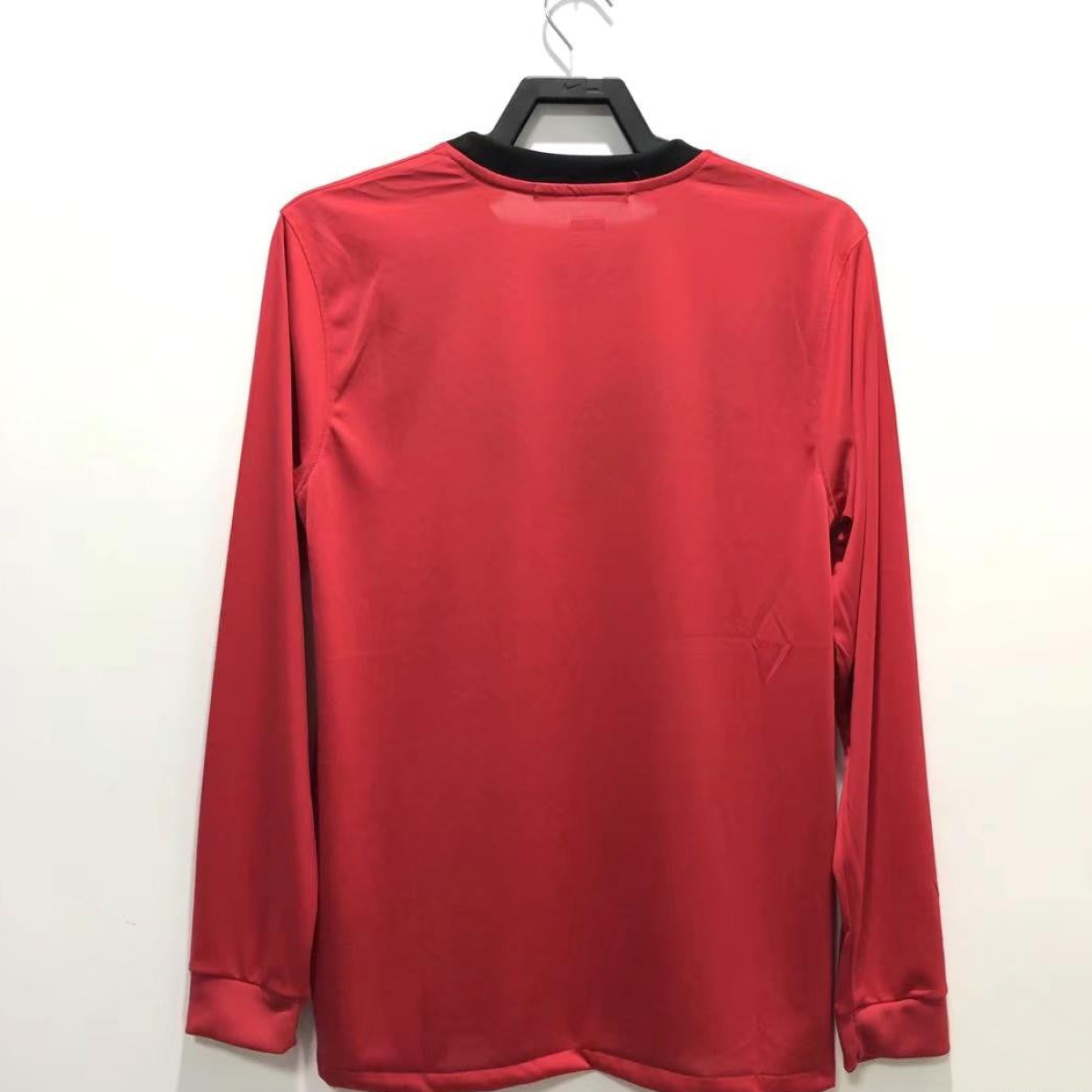 Retro 09/10 Long Sleeve Manchester United Home Soccer Jersey