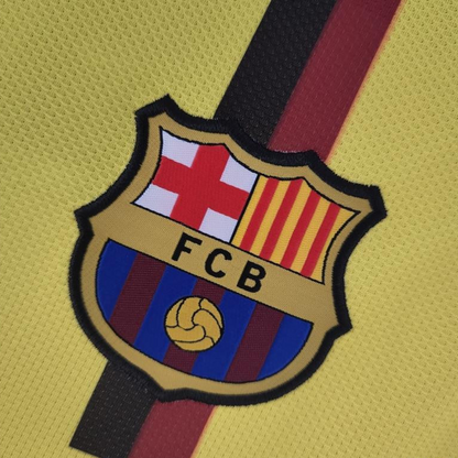 Retro 08/09 Long Sleeve Barcelona Away Soccer Jersey