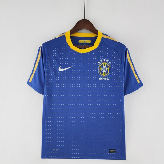 Retro 2010 Brazil Away Soccer Jersey