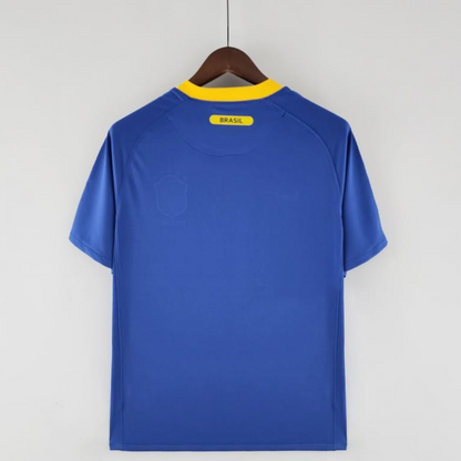 Retro 2010 Brazil Away Soccer Jersey
