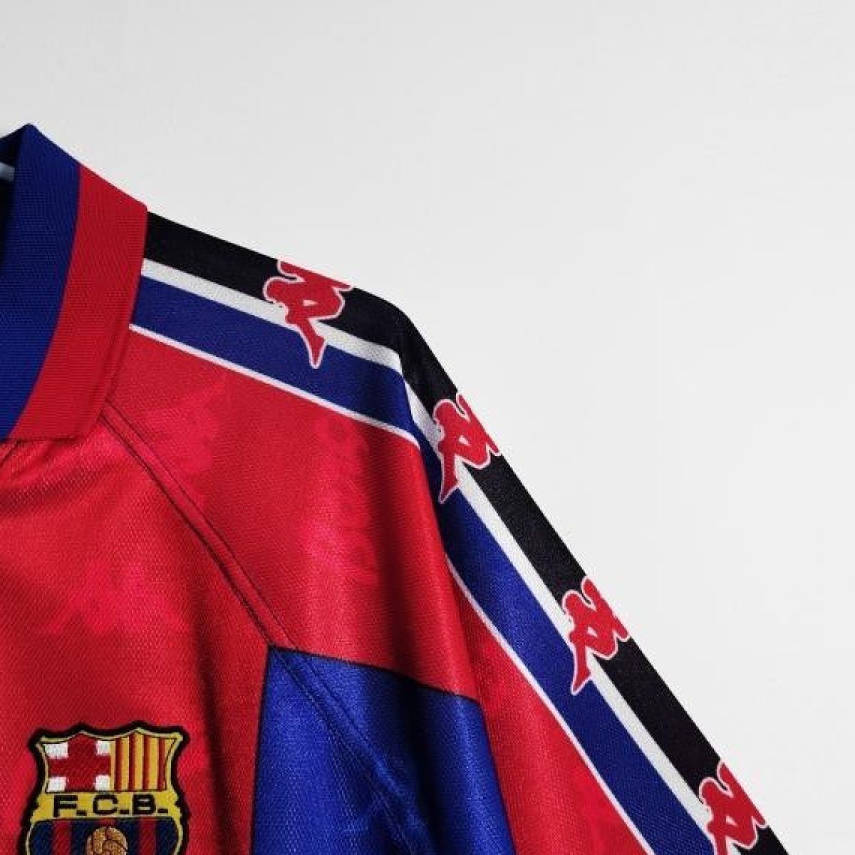 Retro 1995/97 Barcelona Home Soccer Jersey