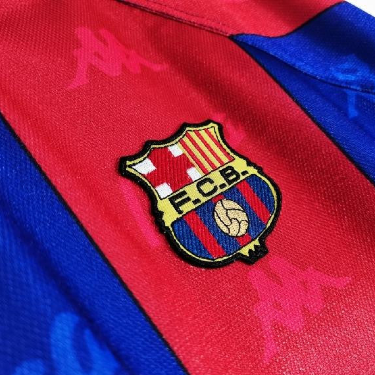 Retro 1995/97 Barcelona Home Soccer Jersey