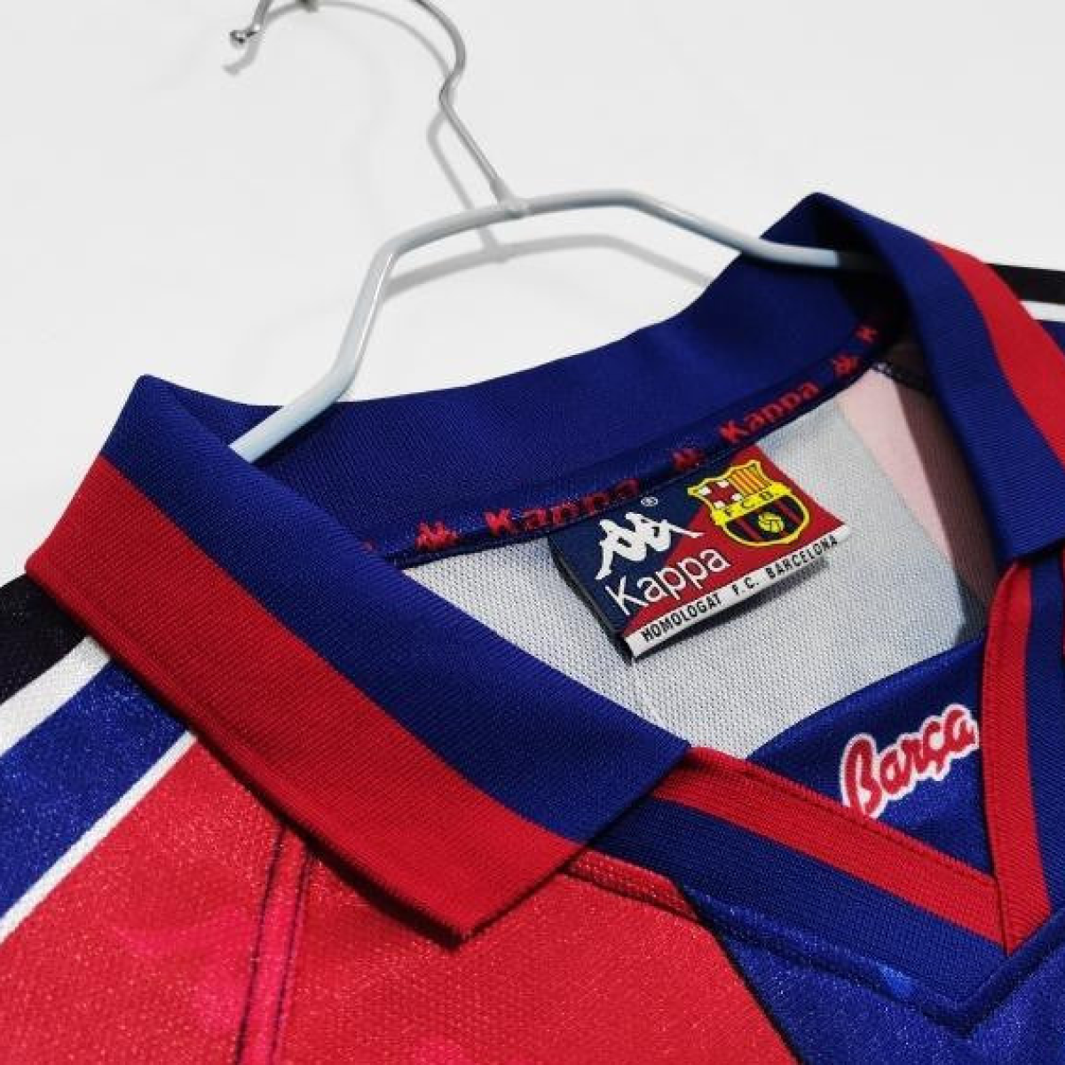 Retro 1995/97 Barcelona Home Soccer Jersey