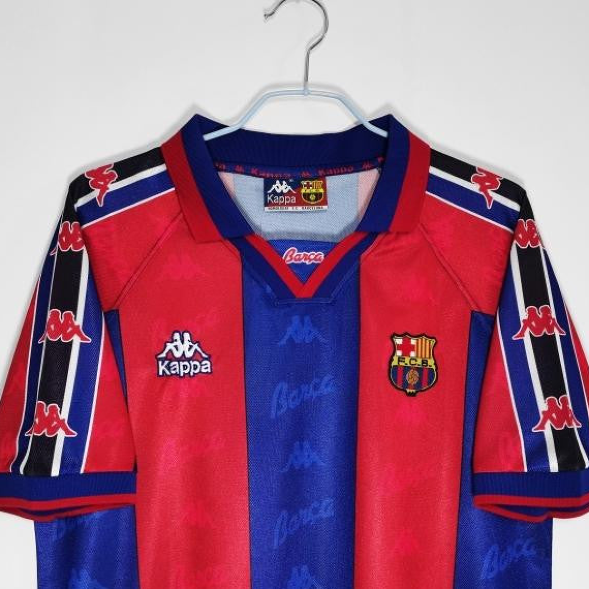 Retro 1995/97 Barcelona Home Soccer Jersey