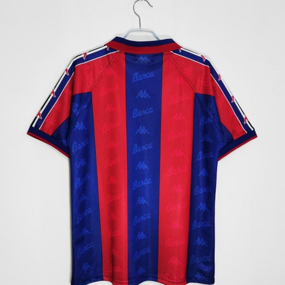 Retro 1995/97 Barcelona Home Soccer Jersey